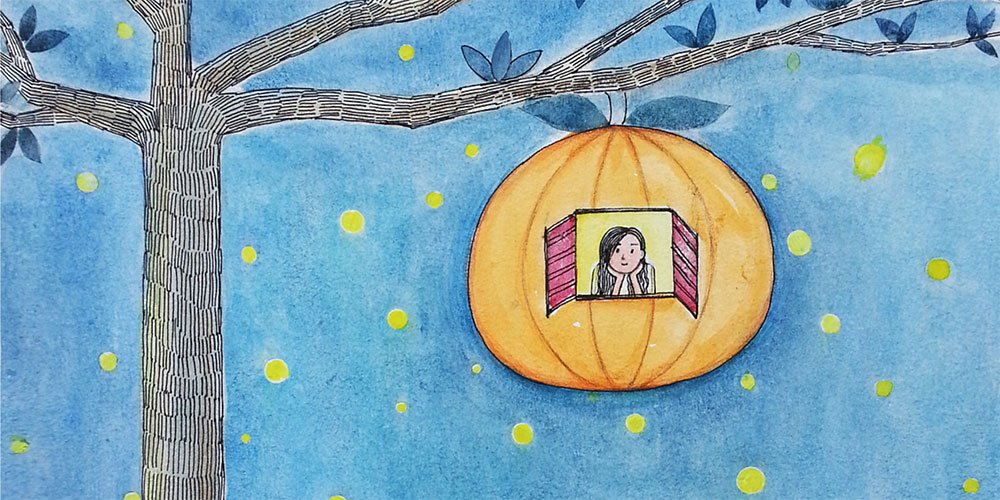 窗外满枝宁静的思考