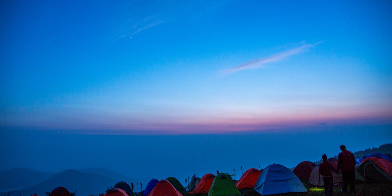 海坨山露营